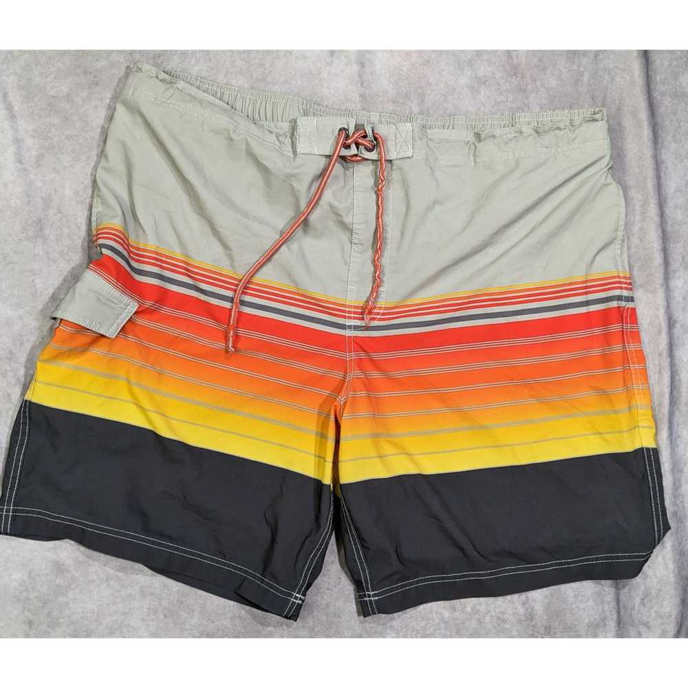 George Retro 90s Style Sunset Board Shorts by Geo… - image 6