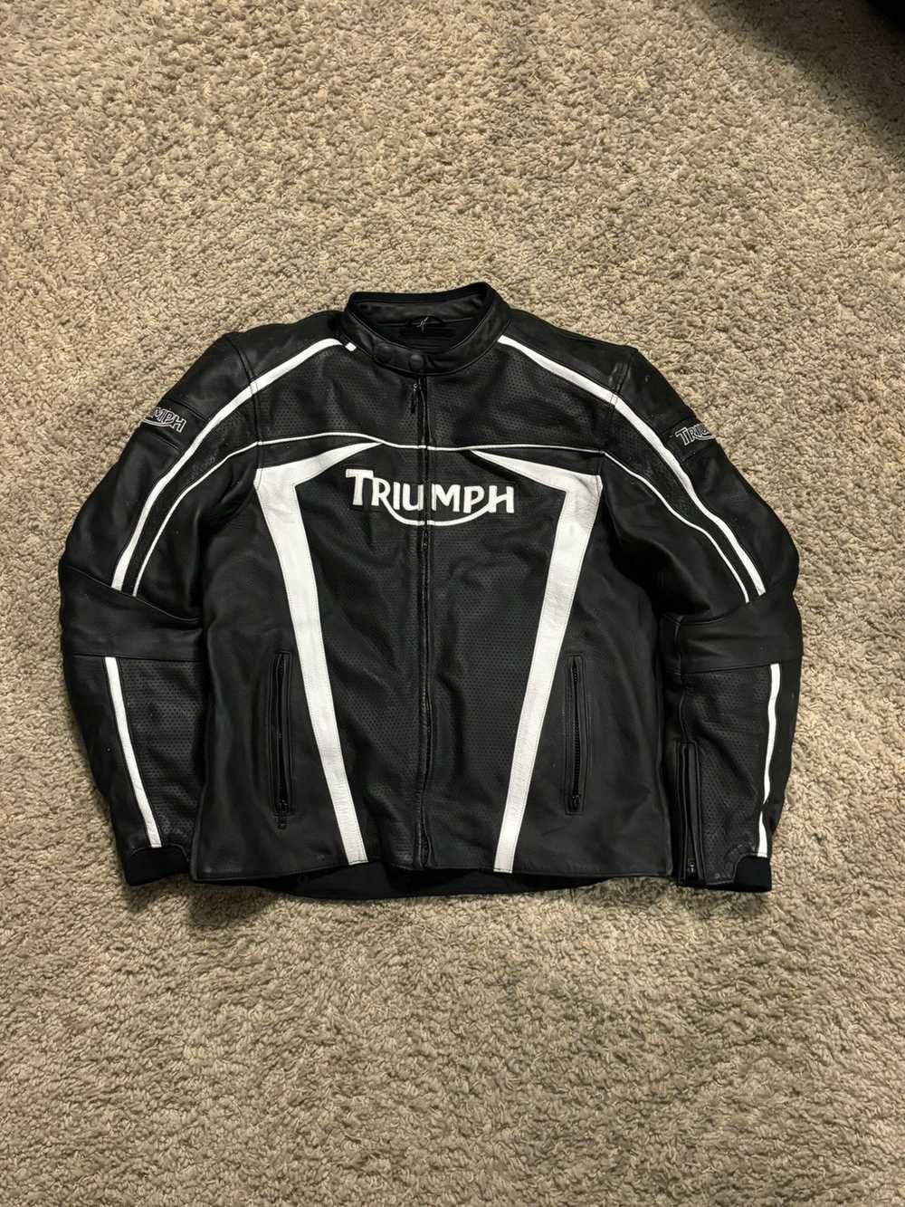 Other Leather Triumph Motorcycle Jacket - image 1