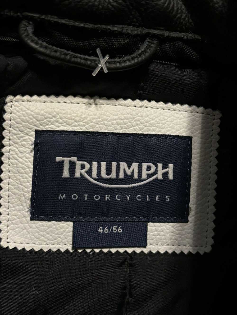 Other Leather Triumph Motorcycle Jacket - image 6