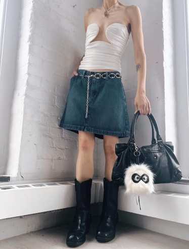 Calvin Klein denim mini skirt