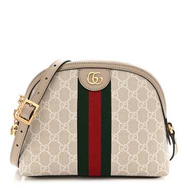 GUCCI GG Supreme Monogram Textured Dollar Calfski… - image 1