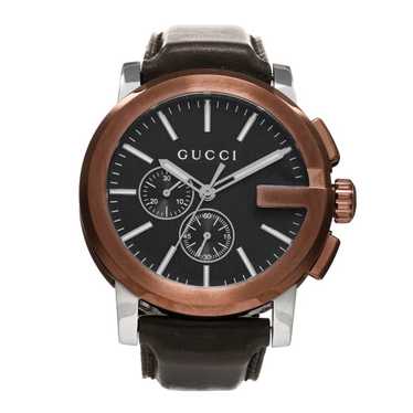 GUCCI Stainless Steel Calfskin 44mm G-Chrono Quar… - image 1