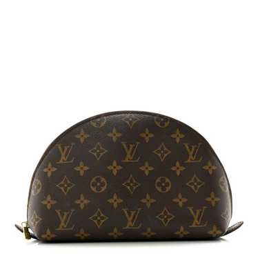 LOUIS VUITTON Monogram Trousse Demi Ronde