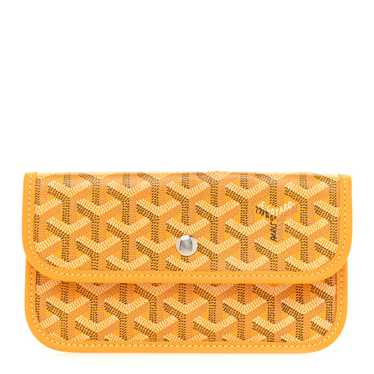 GOYARD Goyardine Pouch Yellow