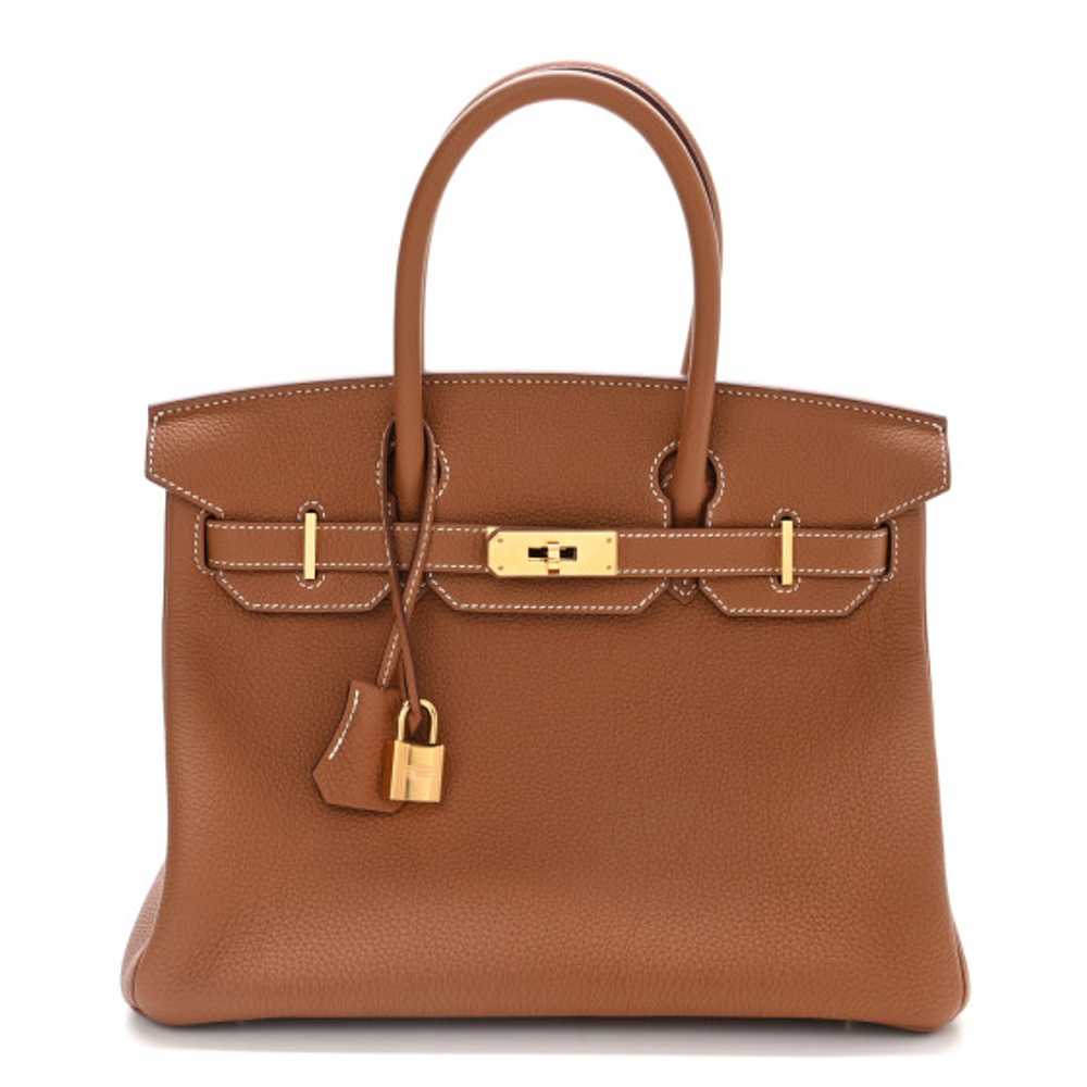 HERMES Togo Birkin 30 Gold - image 1