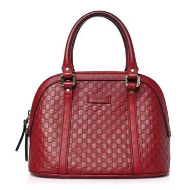 GUCCI Soft Microguccissima Mini Dome Bag Rosso - image 1