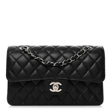 CHANEL Caviar Quilted Small Double Flap Black