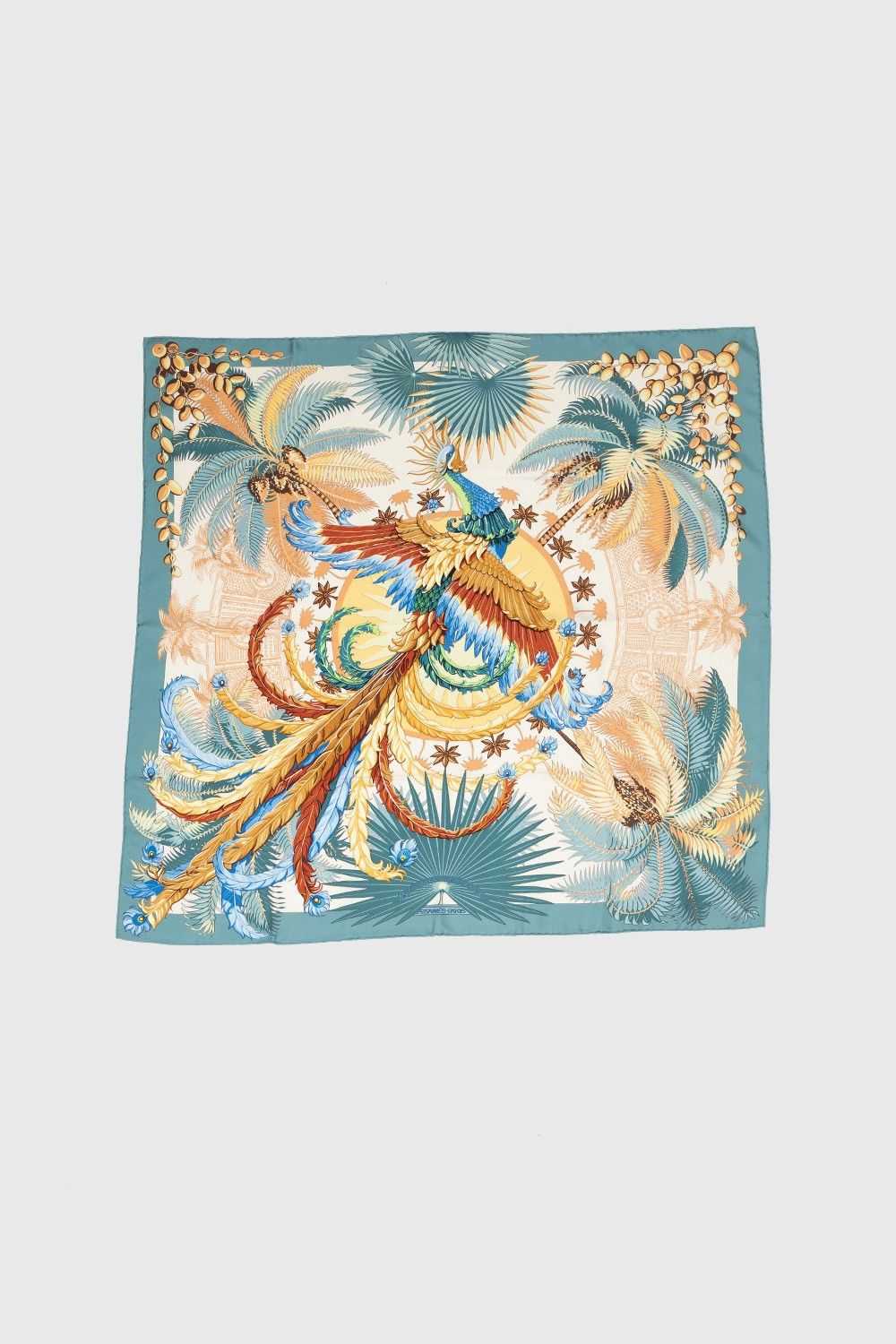 Hermes HERMES MYTHIQUES PHOENIX COLORIAGE SCARF -… - image 1