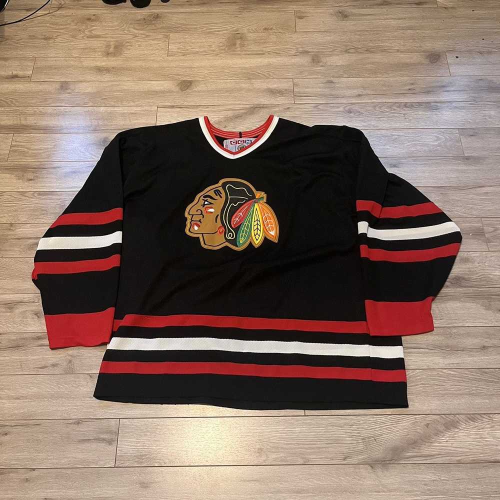 NHL × Streetwear nice Blackhawks jersey my grandm… - image 1