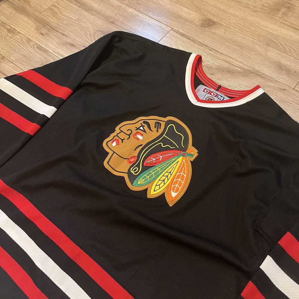 NHL × Streetwear nice Blackhawks jersey my grandm… - image 4