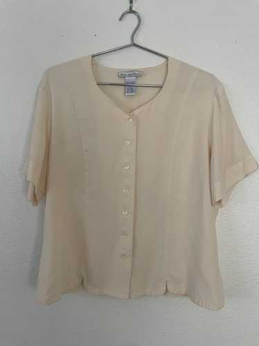 Anna and Frank Silk button down blouse (L) | Used,