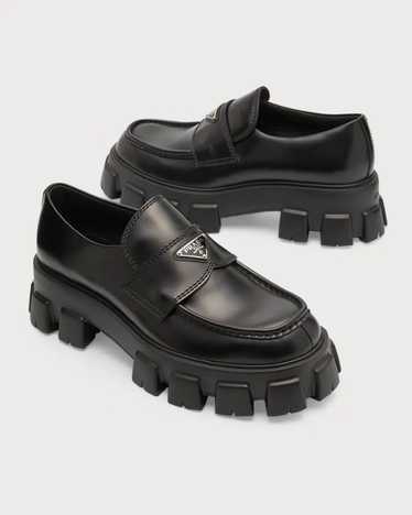 Prada Prada Monolith Leather Loafer