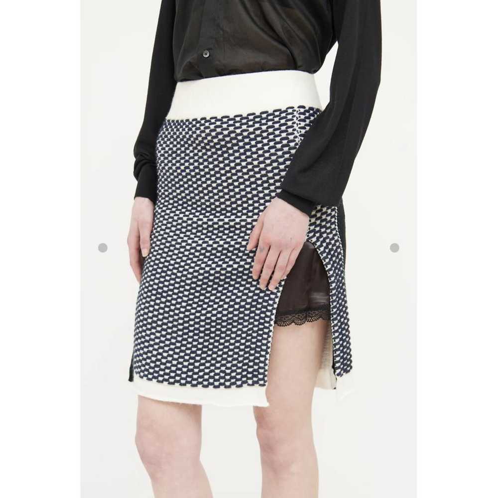 Sacai Luck Wool mid-length skirt - image 8