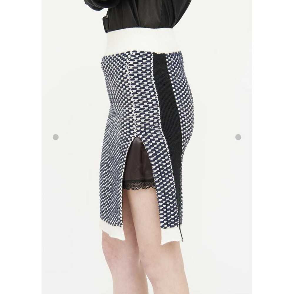 Sacai Luck Wool mid-length skirt - image 9