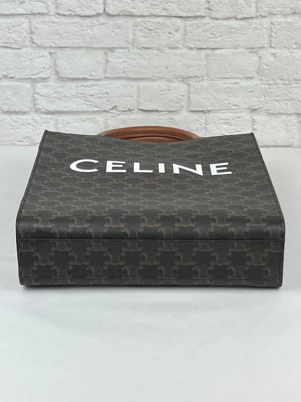 Celine Vertical Cabas Tote Bag, Black/Camel - image 7