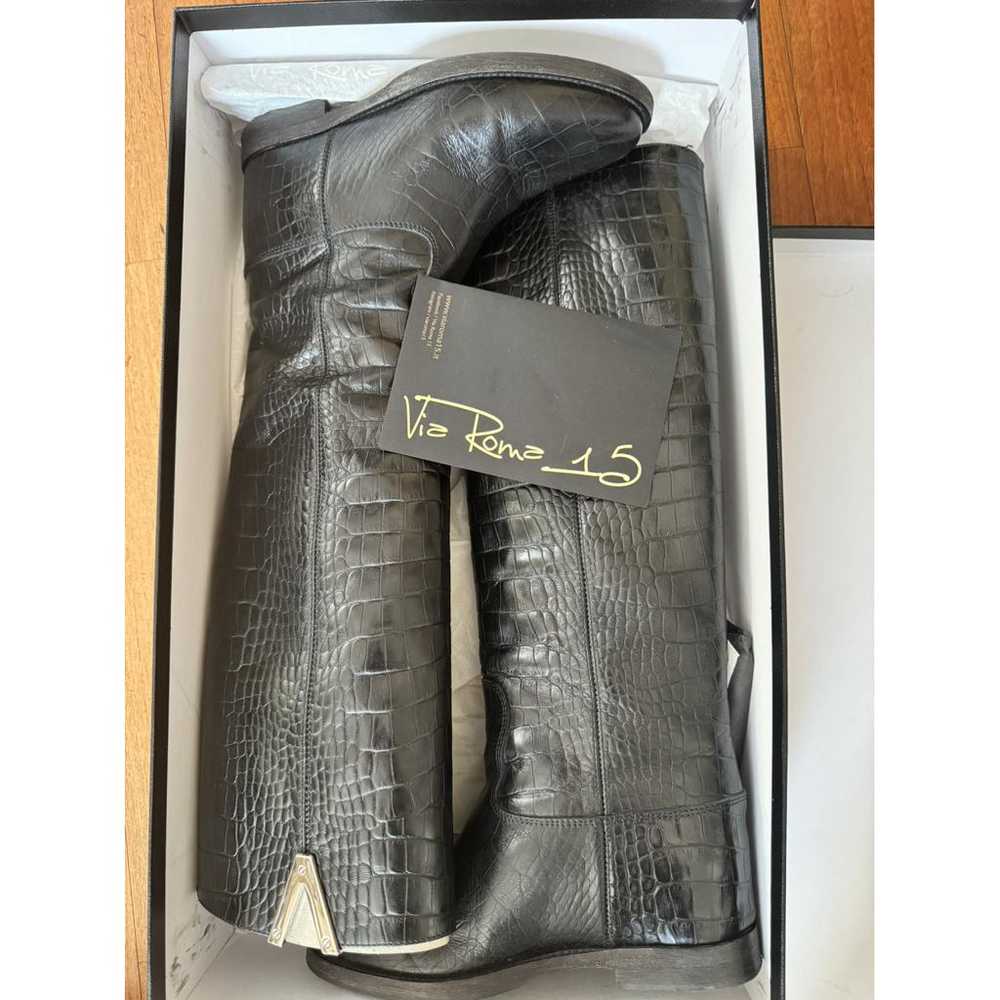 Via Roma xv Leather boots - image 4