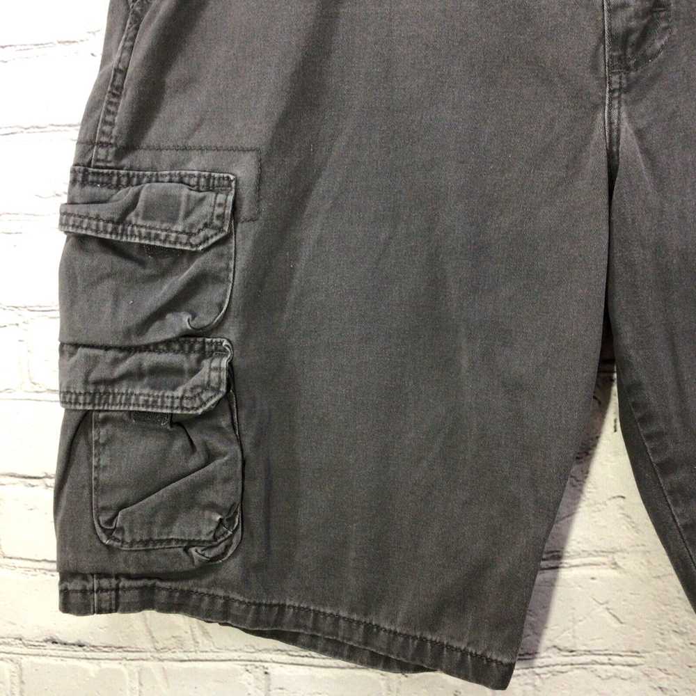 Wrangler Wrangler Cargo Shorts Mens Sz 36 Gray - image 2