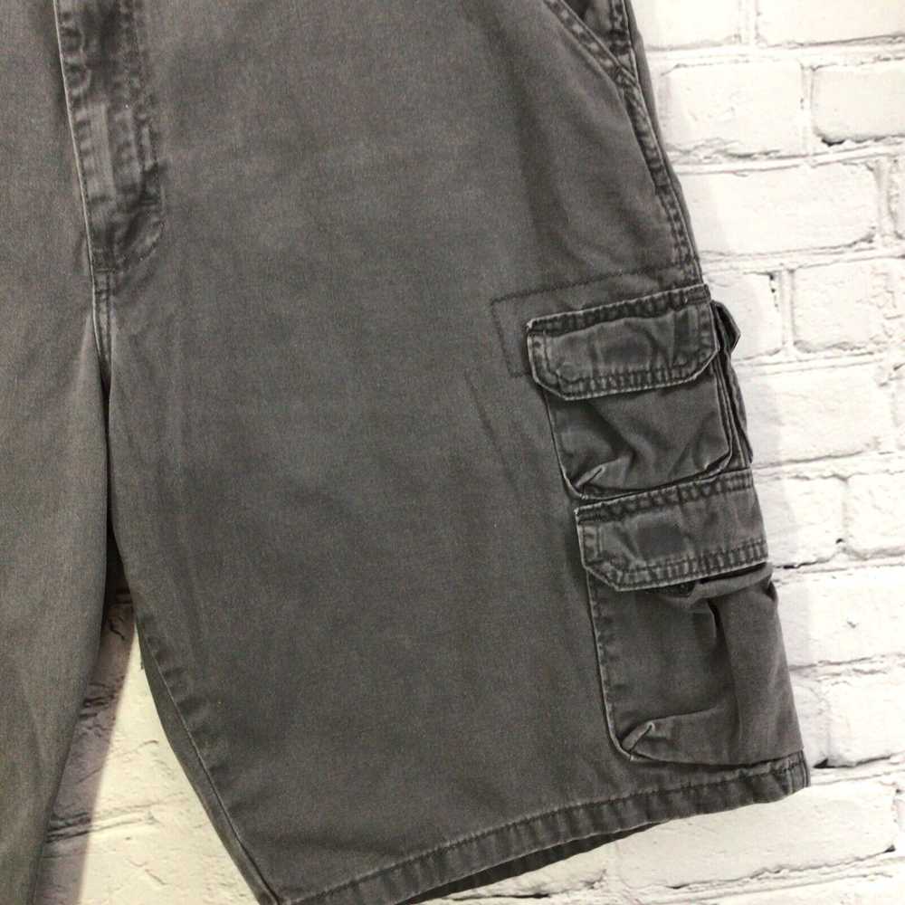 Wrangler Wrangler Cargo Shorts Mens Sz 36 Gray - image 3