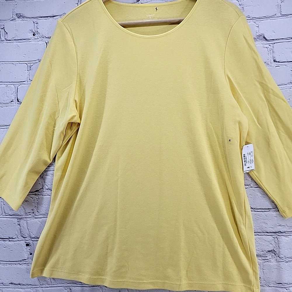 Vintage CJ Banks Top 14W Womens Yellow New With T… - image 2