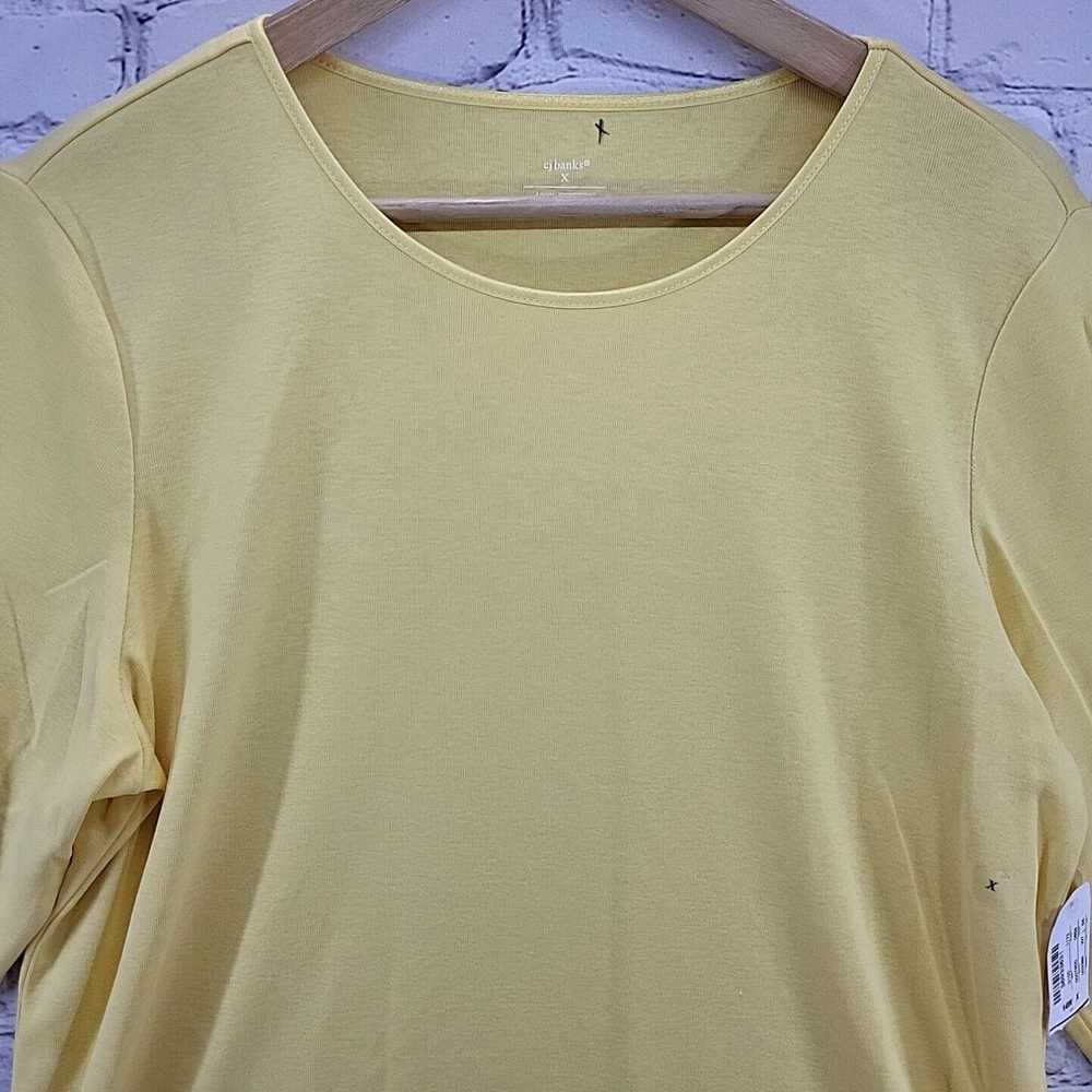 Vintage CJ Banks Top 14W Womens Yellow New With T… - image 3