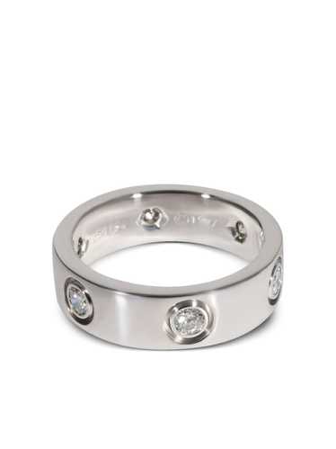 Cartier 18kt white gold Love diamond ring - Silver