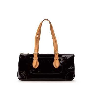 Louis Vuitton Rosewood leather handbag