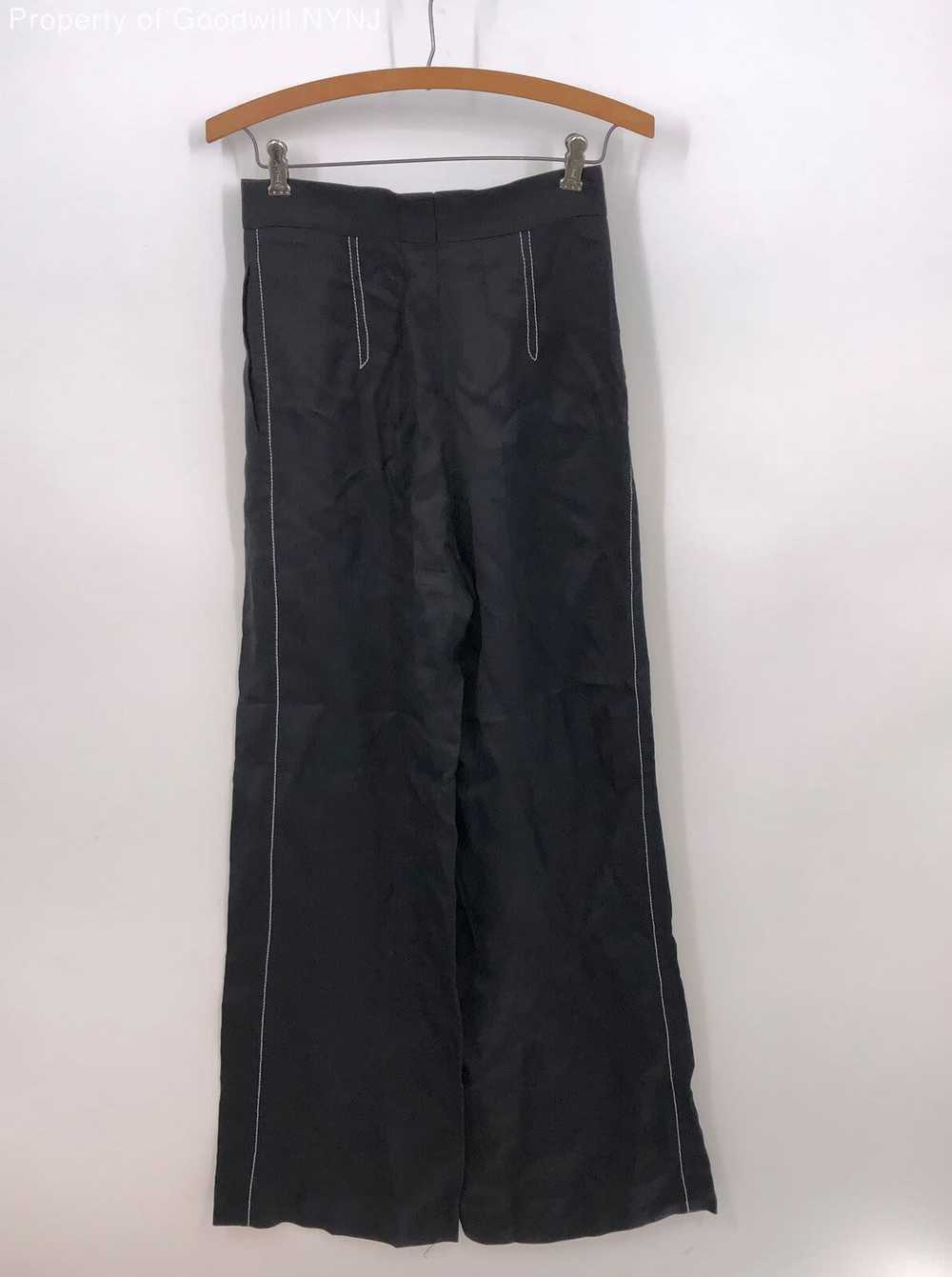 SANDRO WOMEN'S HIGH WAIST WIDE LEG PANTS-BLACK-SZ… - image 3