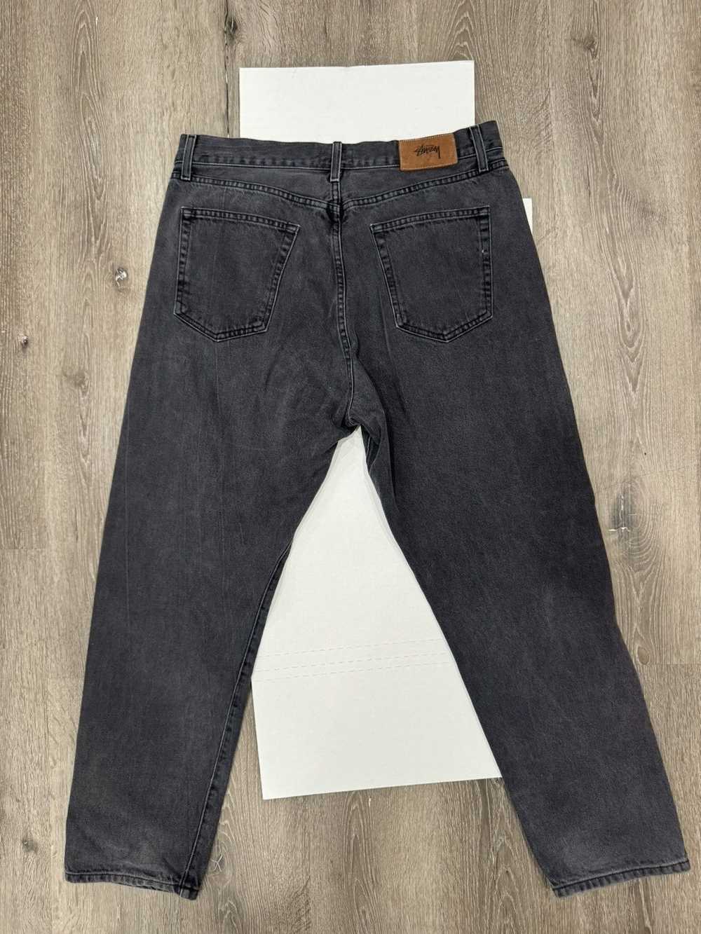 Stussy Stussy Washed Dark Grey Classic Jeans - image 2