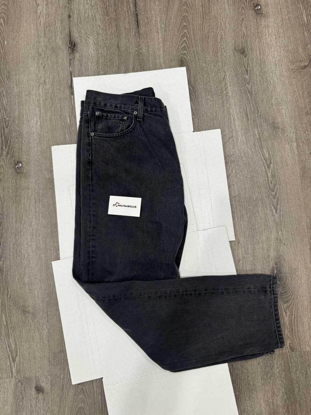 Stussy Stussy Washed Dark Grey Classic Jeans - image 3