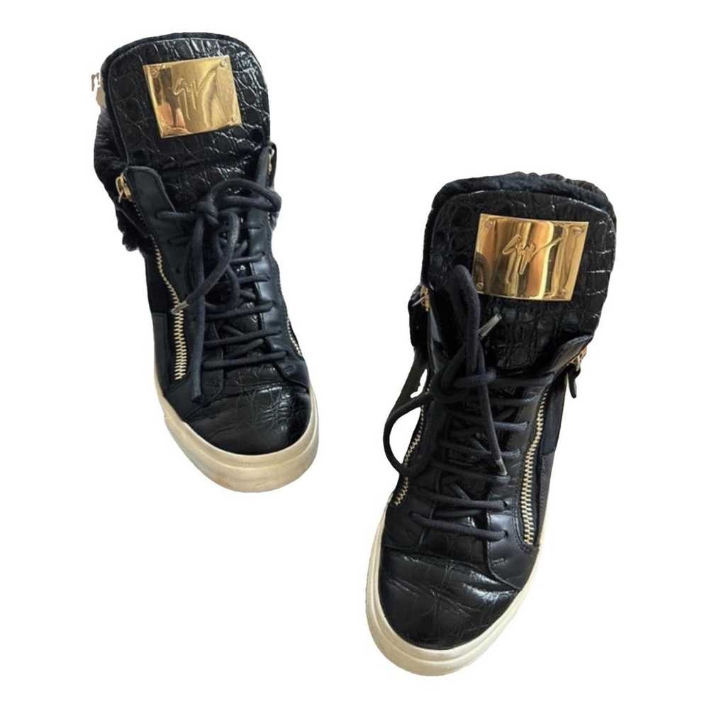 Giuseppe Zanotti Coby leather trainers - image 1