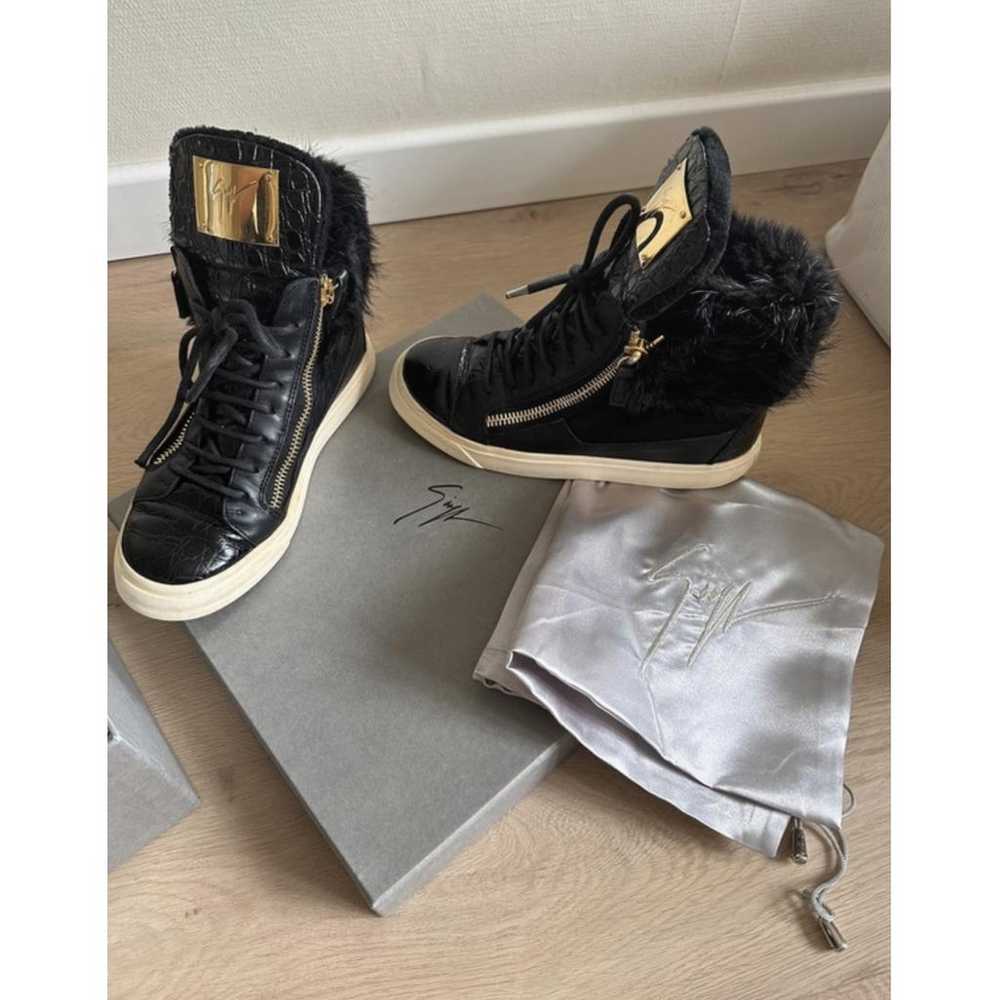 Giuseppe Zanotti Coby leather trainers - image 3