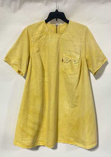 Levis Ganni Yellow Denim Dress - Size 1X