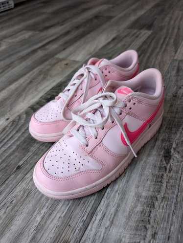 Triple Pink Nike Low Dunks - Gem