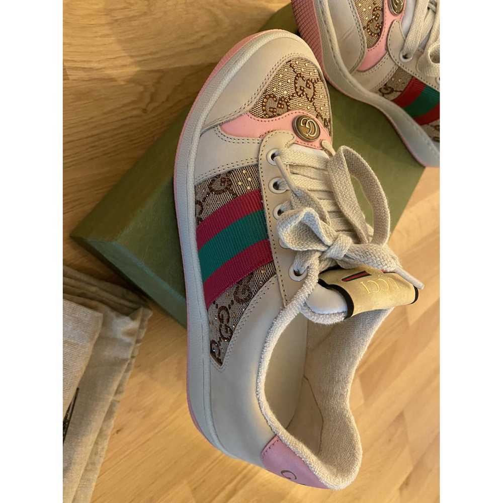 Gucci Screener leather trainers - image 2