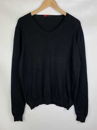 Prada × Vintage Prada Red Tab cotton / cashmere v-