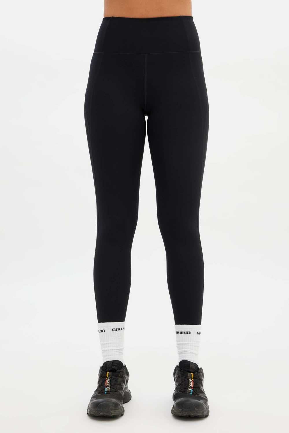 Girlfriend Collective Black Compressive High-Rise… - image 1