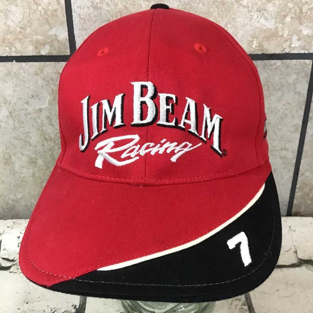 NASCAR Jim Beam Racing Nascar Hat Mens One Size R… - image 2