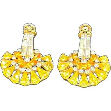 Signed Trifari Earrings Alfred Philippe