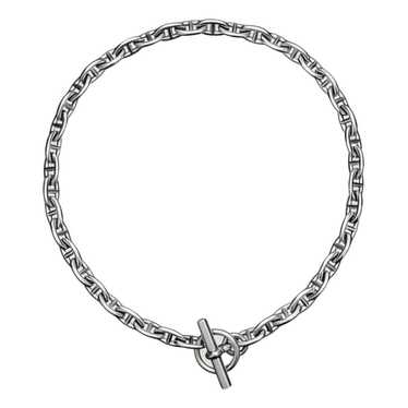 Hermès Chaîne d'Ancre silver long necklace - image 1