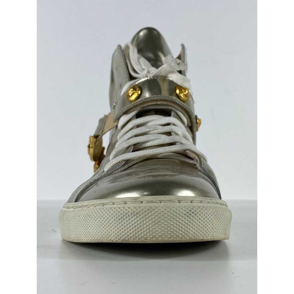 Versace Versace Patent Medusa Embellished Sneaker… - image 4