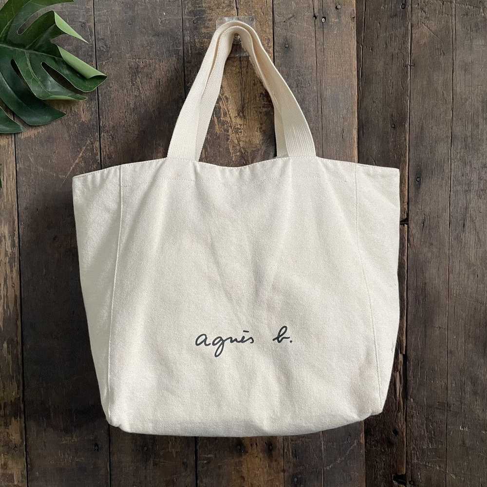 Agnes B. × Designer Vintage Agnes B Tote Bag - image 1