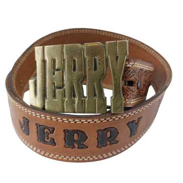 Other Jerry TexTan Western Personalized Tooled Le… - image 1