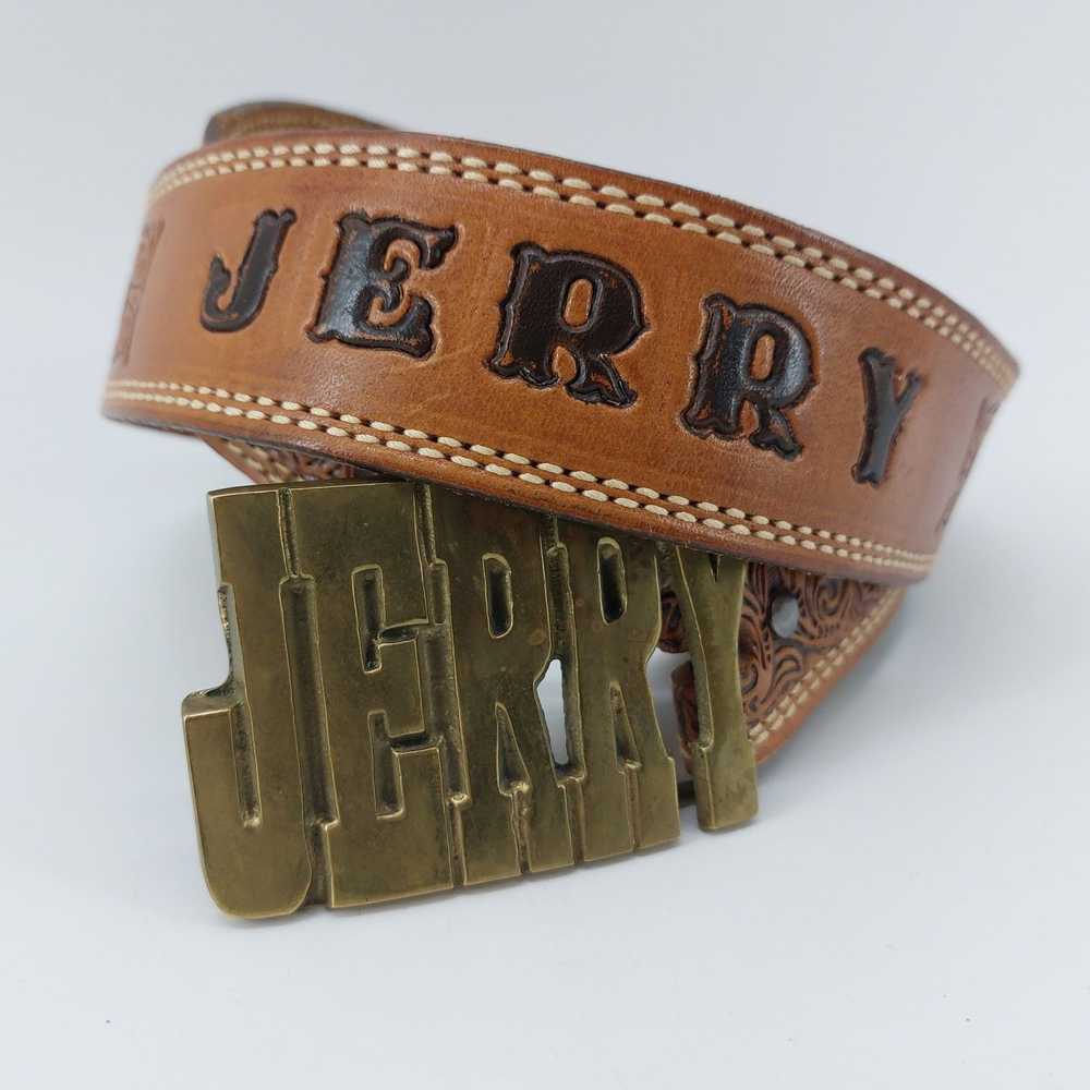 Other Jerry TexTan Western Personalized Tooled Le… - image 9