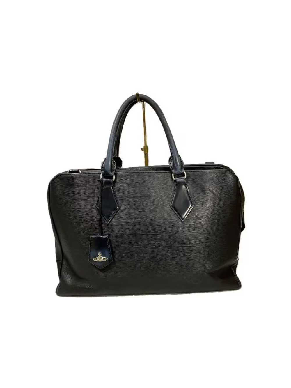 Vivienne Westwood Orb Leather Boston Carry Bag - image 1