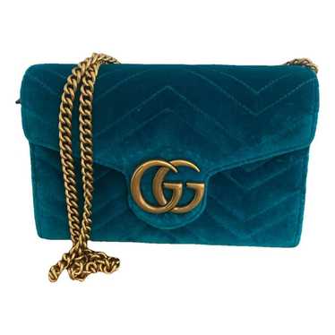 Gucci Marmont velvet clutch bag