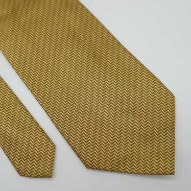 Vintage Jacobs Roberts LTD Yellow Herringbone Wov… - image 1