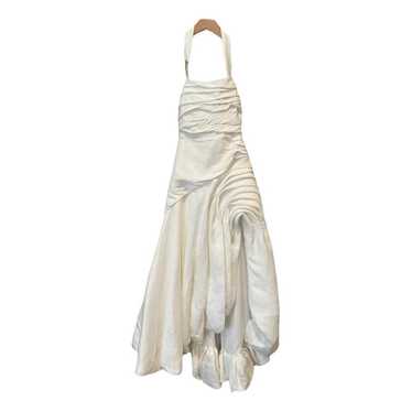 Aje Linen mid-length dress