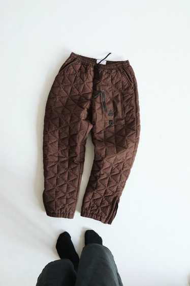 18 East 18 East" LIBRE QUILTED PANT - CHOCOLATE NY