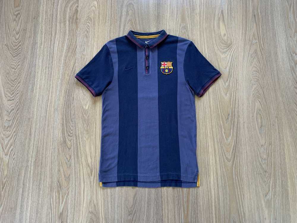 F.C. Barcelona × Nike × Vintage Nike Vintage FC B… - image 1