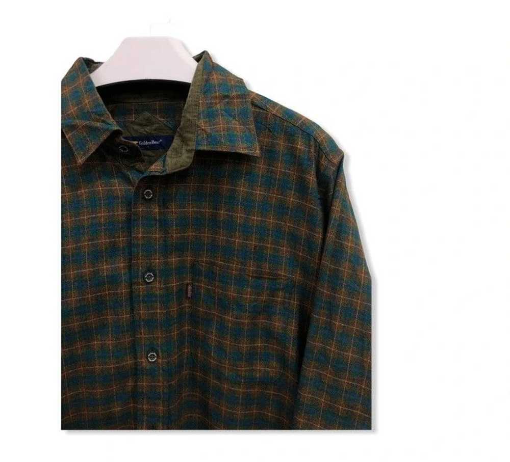 Flannel × Golden Bear × Streetwear Vintage Golden… - image 2